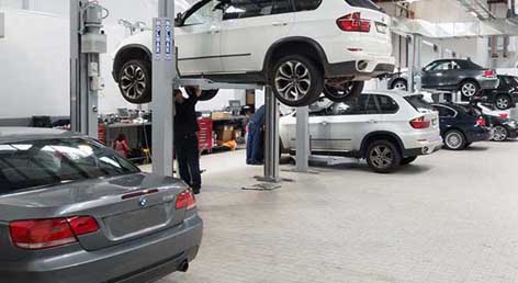 Auto electricians workshop at Rockhampton