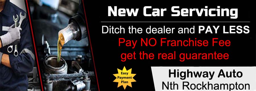 NEW CAR Logbook scheduled service cheaper at Highway Auto North Rockhampton