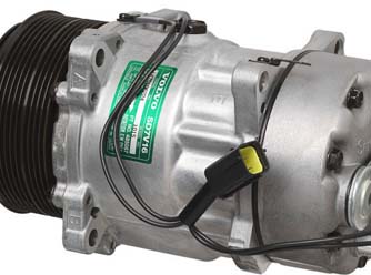 car air-conditioner compressor and condenser