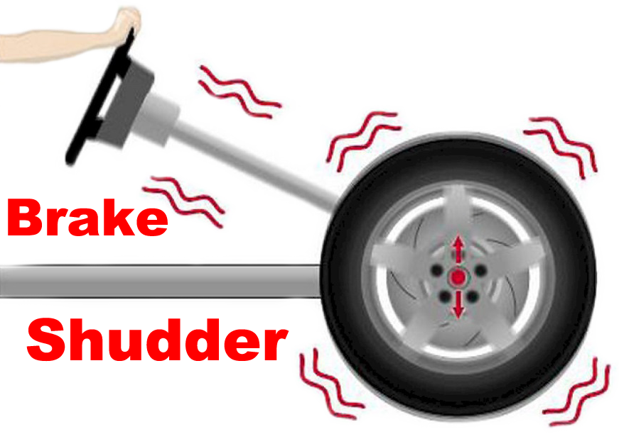 Brakes shudder in steering on braking rockhampton