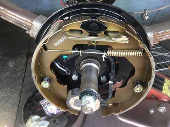 Caravan drum brakes
