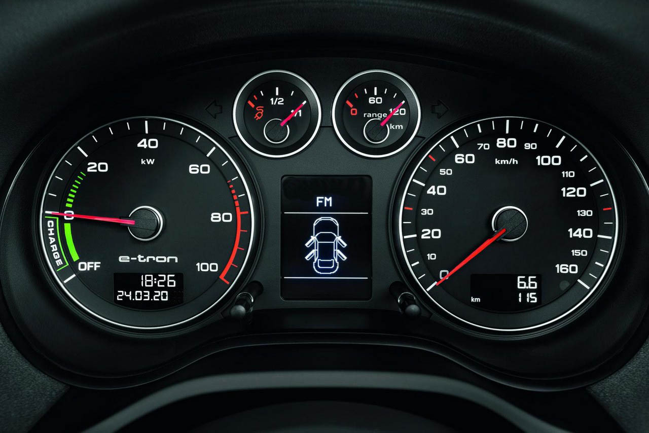 audi car speedo and instrument panel